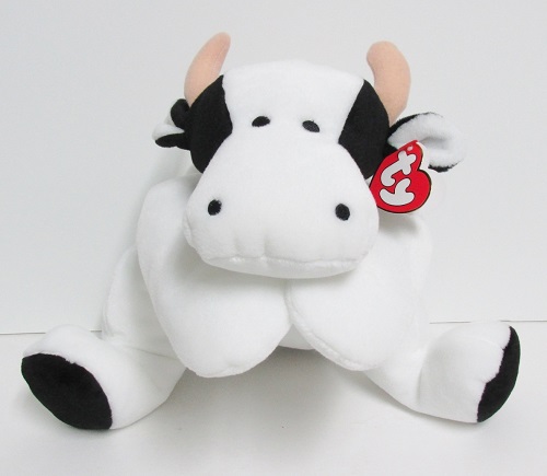 Moo White&Black Cow<br> Ty-Pillow Pal<br> (click Picture-FULL DETAILS)<BR>